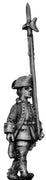 Dutch NCO, march-attack, coat with cuffs and lapels (28mm)