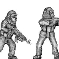 Boiler Suited Ape, with AK 47 (28mm)