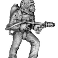 Boiler Suited Ape, with flame thrower (28mm)