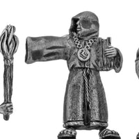 Generic robed follower/monk with assorted accoutrements (28mm)