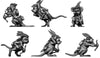 Warrior Mouse, with bow (28mm)