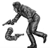 Driver running with pistol, male (28mm)