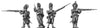 Grenadier, casque, ragged campaign uniform, firing & loading (28mm)