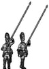 Austrian Grenadier standard bearer, marching, bearskin (28mm)