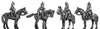 Harquebusier in helmet w/sword at rest (18mm)