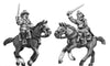 Harquebusier officer charging (18mm)