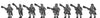 Scots Shotte, advancing reverse musket (18mm)