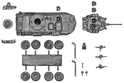 ASLAV Type 1 Gun Car (15mm)