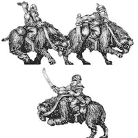 Orc fell beast rider with blade (18mm)