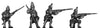 Russian Grenadier, winter uniform, firing and loading (18mm)