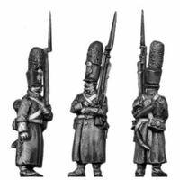 Grenadier, shako, greatcoat, march attack (18mm)