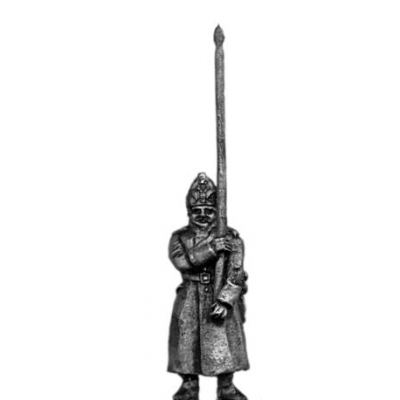 1805-11 Fusilier standard bearer in greatcoat (18mm)