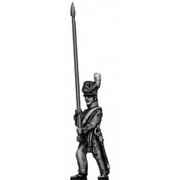 Ensign marching, bare pole (18mm)