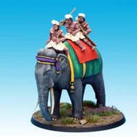 Indian Elephant and Crew (28mm)