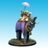 Indian King Porus Elephant and Crew (28mm)