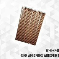 40mm Wire Spears, with spear tip (x30)