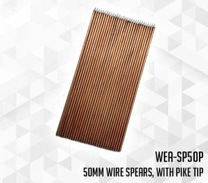 50mm Wire Spears, with pike tip (x30)