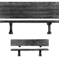 NEW - Additional 4 benches and 2 tables - metal (28mm)