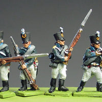 NEW - Musketeers, shako, firing and loading (18mm)