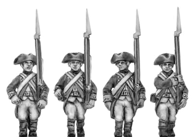 NEW - Continental Infantry, marching (18mm)