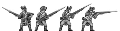 NEW - Continental Infantry, firing & loading (18mm)