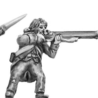 NEW - Continental Infantry in campaign dress, firing and loading (18mm)