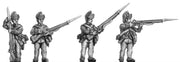 NEW - Infantry in Saratoga cap, firing & loading (18mm)