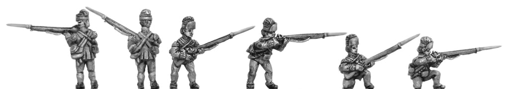 NEW - Light Infantry, skirmishing (18mm)