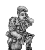 Legionnaire Radio Operator in beret (15mm)