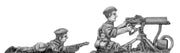 Legionnaire 30.cal HMG team in beret (15mm)