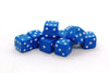 7mm Dice - blue (x10)