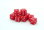 7mm Dice - red (x10)