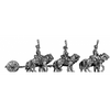 Limber set - 6 horse, walking, Gribeauval limber (18mm)