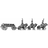 Caisson set - 6 horse, walking (18mm)