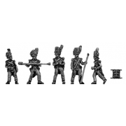 Guard Foot artillery crew, loading gun (18mm)