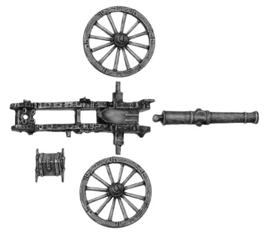 NEW - 12 pdr Gribeauval gun (18mm)