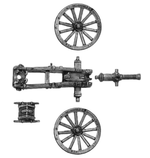 NEW - 4 pdr Gribeauval gun (18mm)