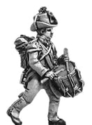 NEW - Austrian landwehr, tunic, corsehut, drummer (18mm)
