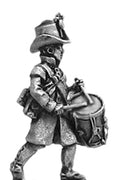NEW - Austrian landwehr, frock coat, corsehut, drummer (18mm)