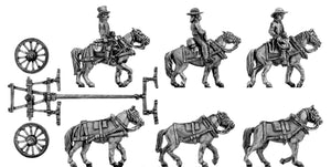 NEW - Spanish Limber and riders (18mm)