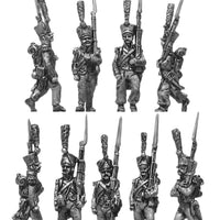 Grenadier, covered shako, march attack (18mm)