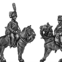 NEW - Chasseur a Cheval trooper at rest (18mm)