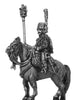 NEW - Chasseur a Cheval eagle bearer at rest (18mm)