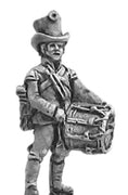 NEW - Bohemian landwehr, drummer (18mm)
