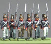 NEW - Baden Musketeer, march attack (18mm)