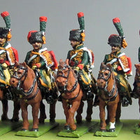 NEW - Chasseur a Cheval trooper at rest (18mm)