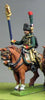 NEW - Chasseur a Cheval eagle bearer at rest (18mm)