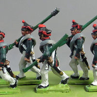 NEW - Foot artillery, marching (18mm)
