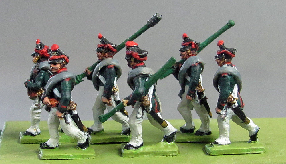 NEW - Foot artillery, marching (18mm)