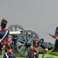 NEW - Artillery crew- shako, loading (18mm)